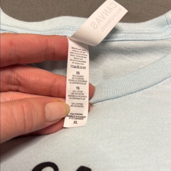 Light Blue Graphic T-Shirt size XL - Picture 3 of 6